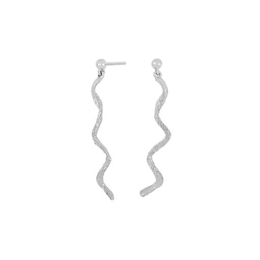 FUN52 ørehængere i sterlingsølv fra Nordahl Jewellery, 36 mm